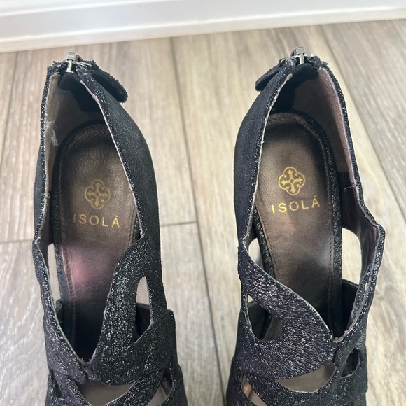 EUC Isola Womens Dallan Peep Toe Platform Pumps - Picture 2 of 8